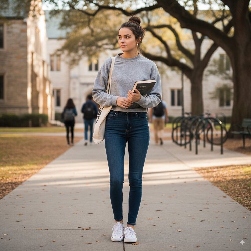 The Fifth Label Gray Crop Round Neck Sweatshirt Size S